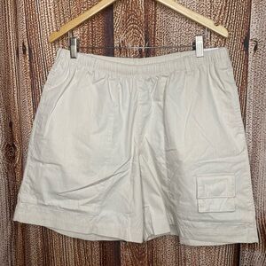Nike Life Woven Camp Shorts Light Orewood Brown FN3216-104 Men's Large NWT